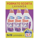 DIXAN Liquido Lavanda 360° Tripack 57 Lav. (3x19)